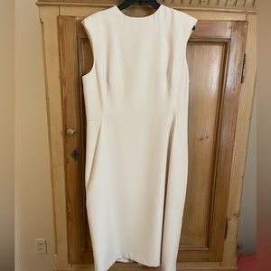 NWT Antonio Melani cream sheath size 14